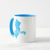 州のニュージャージーの形状マグカップ マグカップ (正面左)