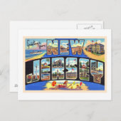 州のニュージャージーヴィンテージ大文字葉書 ポストカード (正面/裏面)