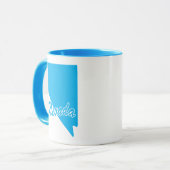 州のネバダ形状マグカップ マグカップ (正面左)