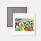 州のバーモントVTオールドヴィンテージ旅行記念品 マグネット (正面/裏面)