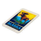 州のプライド |アラスカ マグネット (左側)