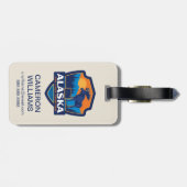 州のプライド |アラスカ ラゲッジタグ (裏面横)