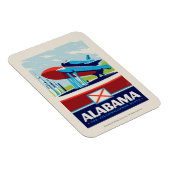 州のプライド |アラバマ マグネット (右側)