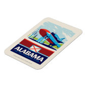 州のプライド |アラバマ マグネット (左側)