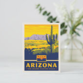 州のプライド |アリゾナ ポストカード (スタンド正面)
