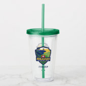 州のプライド|アーカンソー アクリルタンブラー (正面)