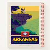 州のプライド |アーカンソー ノートブック (裏面)