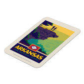 州のプライド |アーカンソー マグネット (左側)