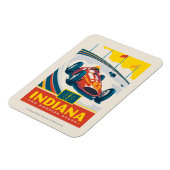 州のプライド |インディアナ マグネット (左側)