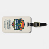 州のプライド|インディアナ ラゲッジタグ (正面横)