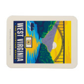 州のプライド |ウェストバージニア マグネット (横)