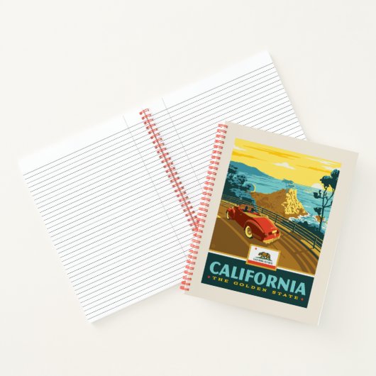 州のプライド |カリフォルニア2 ノートブック (内部)