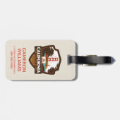 州のプライド |カリフォルニア ラゲッジタグ (裏面横)