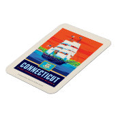 州のプライド |コネチカット マグネット (左側)