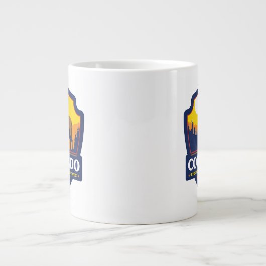 州のプライド |コロラド ジャンボコーヒーマグカップ (正面)