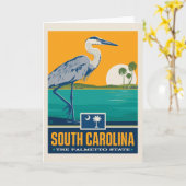 州のプライド|サウスカロライナ カード (黄色い花)