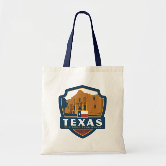 州のプライド |テキサス州 トートバッグ (正面)
