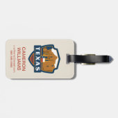 州のプライド|テキサス州 ラゲッジタグ (裏面横)