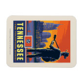 州のプライド |テネシー マグネット (横)