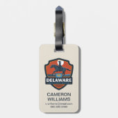 州のプライド |デラウェア ラゲッジタグ (裏面縦)