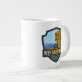 州のプライド |ニューハンプシャー ジャンボコーヒーマグカップ (正面右)