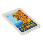 州のプライド |ニューハンプシャー マグネット (右側)