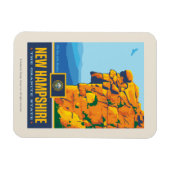 州のプライド |ニューハンプシャー マグネット (横)