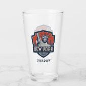 州のプライド |ニューヨーク タンブラーグラス (裏面)