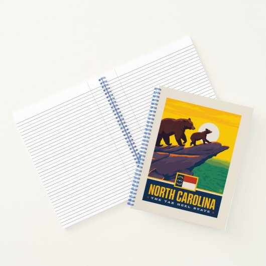 州のプライド |ノースカロライナ ノートブック (内部)