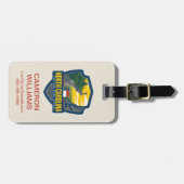 州のプライド|ノースカロライナ ラゲッジタグ (正面横)