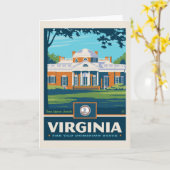 州のプライド |バージニア カード (黄色い花)