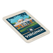 州のプライド |バージニア マグネット (右側)