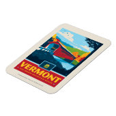 州のプライド |バーモント マグネット (左側)