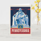 州のプライド |ペンシルベニア カード (黄色い花)