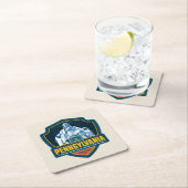 州のプライド |ペンシルベニア スクエアペーパーコースター (インサイチュ)