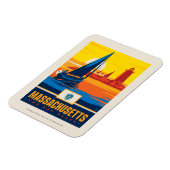 州のプライド |マサチューセッツ マグネット (左側)