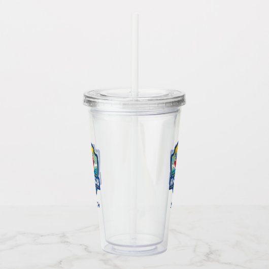 州のプライド |ミシガン アクリルタンブラー (右)