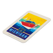 州のプライド |ミシガン マグネット (左側)