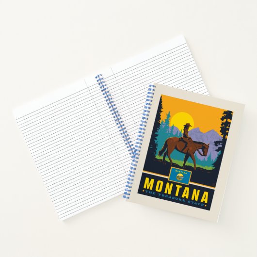 州のプライド |モンタナ ノートブック (内部)