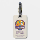 州のプライド|ルイジアナ ラゲッジタグ (裏面縦)