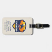 州のプライド |ワイオミング ラゲッジタグ (正面横)