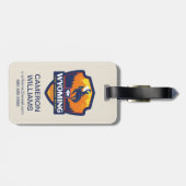 州のプライド |ワイオミング ラゲッジタグ (裏面横)