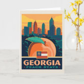 州のプライド | Georgia カード (黄色い花)