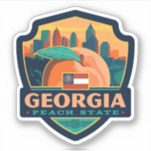 州のプライド | Georgia シール (正面)