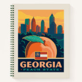 州のプライド | Georgia ノートブック (正面)