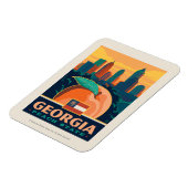 州のプライド | Georgia マグネット (左側)
