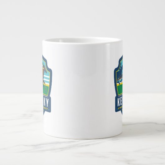 州のプライド | Kentucky ジャンボコーヒーマグカップ (正面)