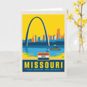 州のプライド | Missouri カード (黄色い花)