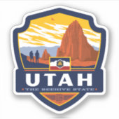 州のプライド | Utah シール (正面)