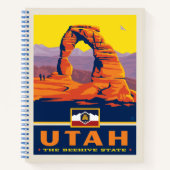 州のプライド | Utah ノートブック (正面)
